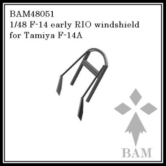 1/48 F-14A RIO windshield