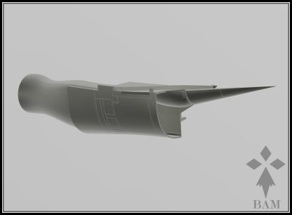 F-111 Triple Plow II seamless intakes for Hobby Boss