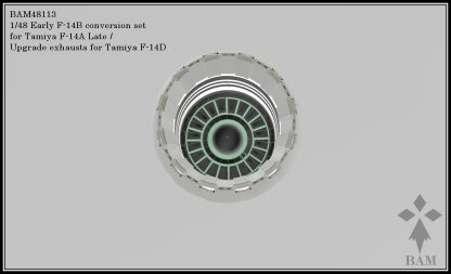 1/48 Early F-14B conversion set for Tamiya F-14A Late (61122) / Upgrade GE F-110 400 exhausts for Tamiya F-14D - Image 3